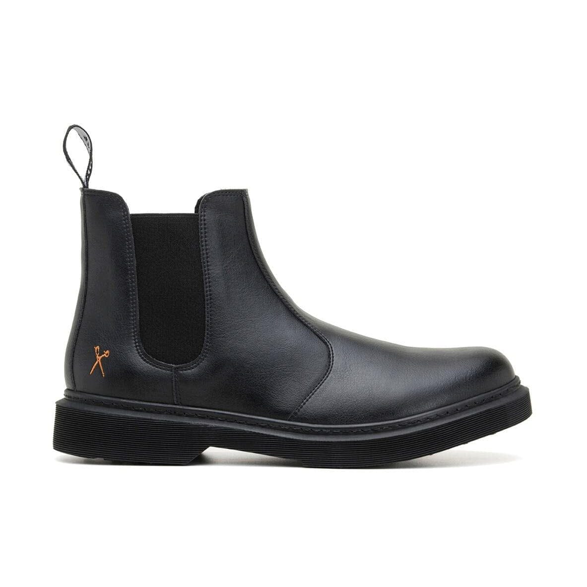 Brick Lane' Vegan Chelsea Boot by King55 - Black – Vegan Style