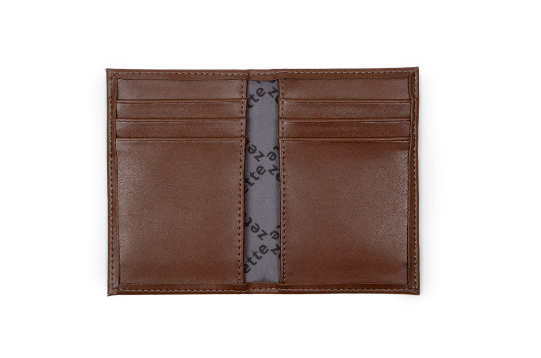 'Steve' men's vegan leather wallet Zette - cognac