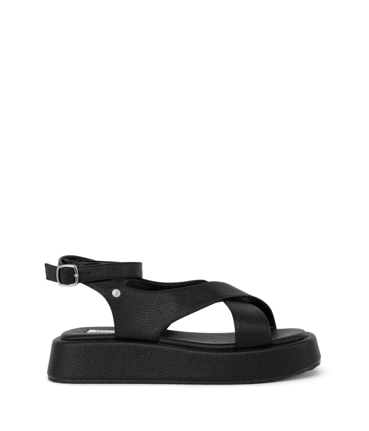 'Noya’ women's vegan platform sandals by Matt and Nat - black