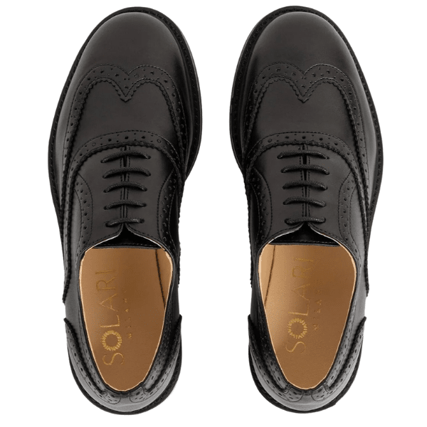 Women's oxford brogue by Solari Milano