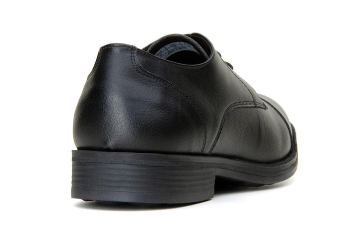 Classic vegan leather derby by Vincente Verde -  black - Vegan Style