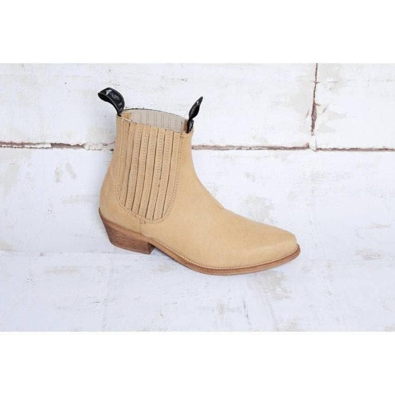 'Duke' Ankle Boot (Sand Suede) by Good Guys - Vegan Style