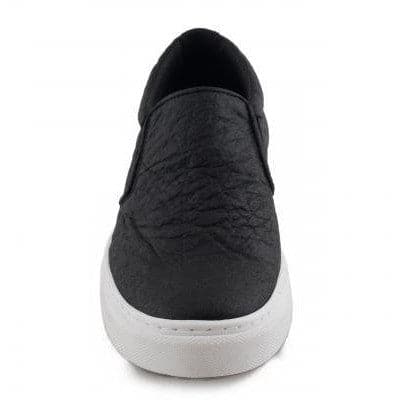 'Bare' Pinatex Vegan Sneakers by NAE - Black - Vegan Style