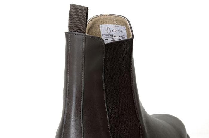 'Dylan' Unisex Chelsea vegan boots by Ahimsa - brown - Vegan Style