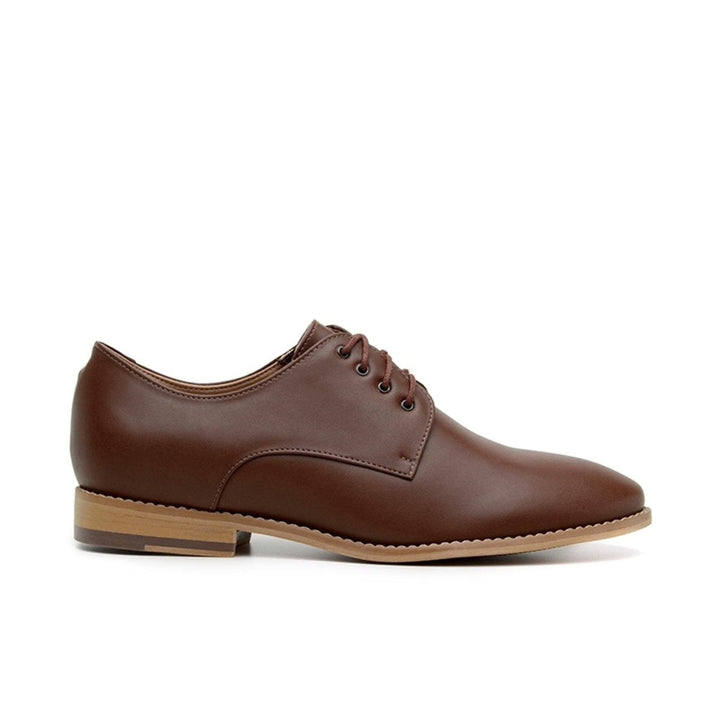 'Teresa' Women's Vegan Derby by Ahimsa - cognac