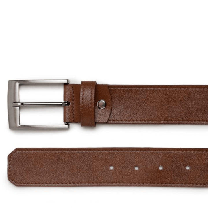 Casual vegan belt by Ahimsa - black/espresso/tan