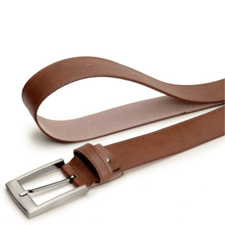 Casual vegan belt by Ahimsa - black/espresso/tan