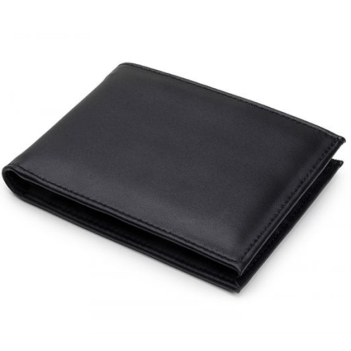 'Classic' vegan-leather unisex wallet by Ahimsa - black, cognac and espresso