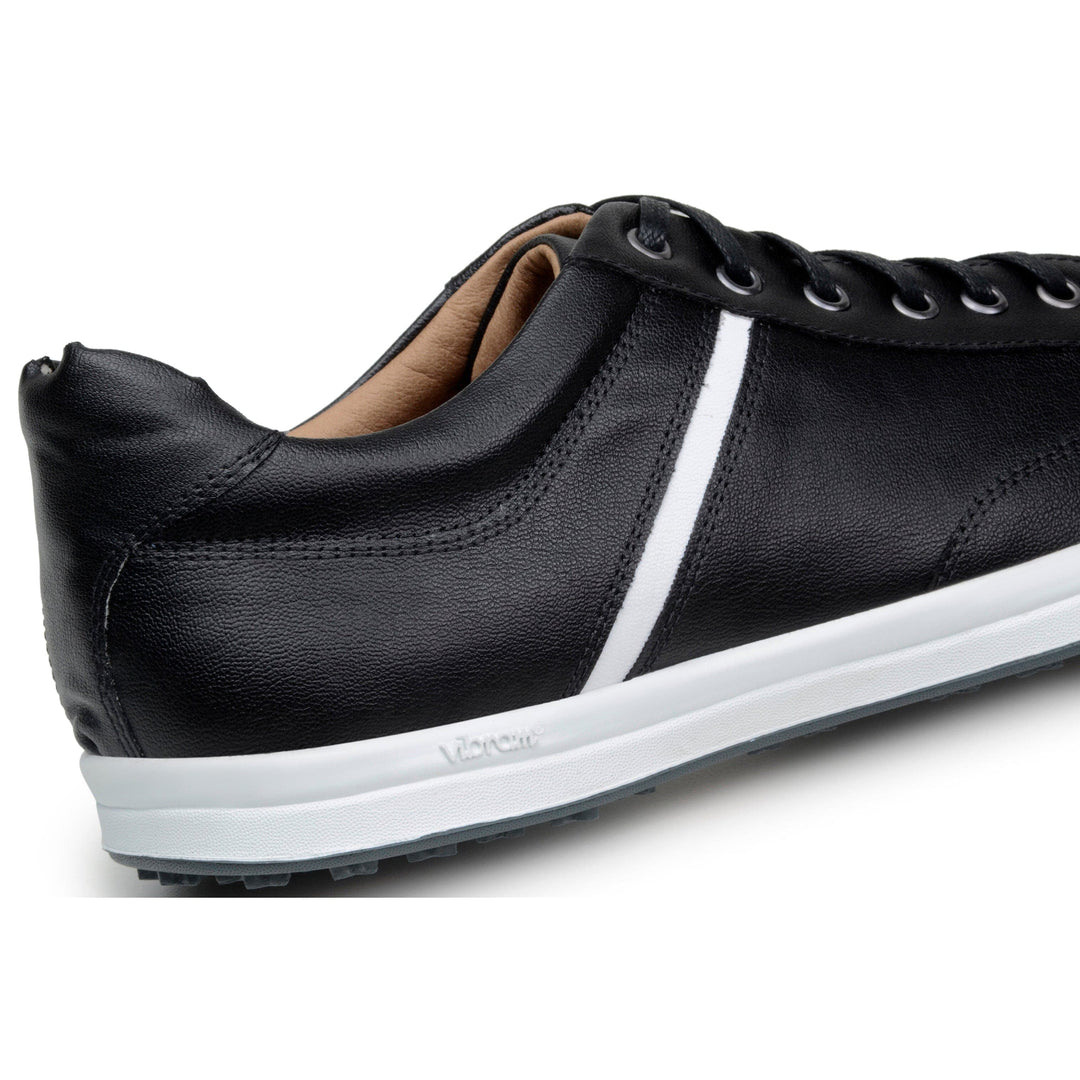 'Ciaran' men's corn-leather 🌽 sneaker by Zette Shoes - black