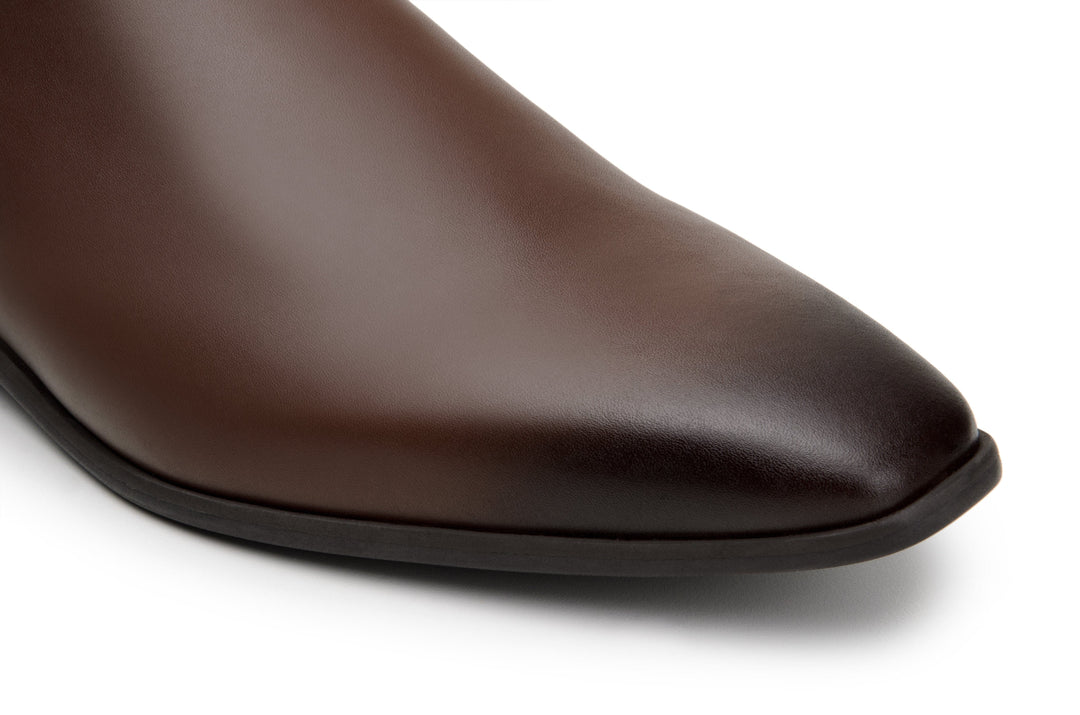 'Sterling' men's vegan Chelsea by Zette Shoes - cognac