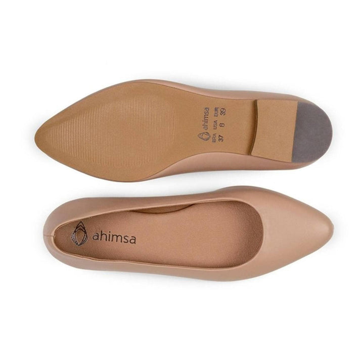 'Diana' Vegan Women's Flat by Ahimsa - Beige