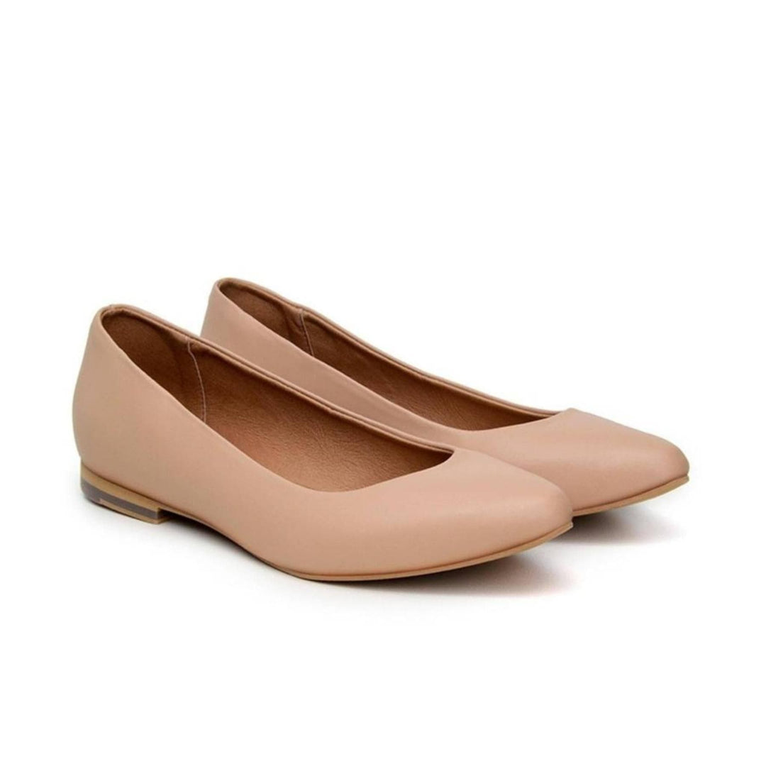 'Diana' Vegan Women's Flat by Ahimsa - Beige