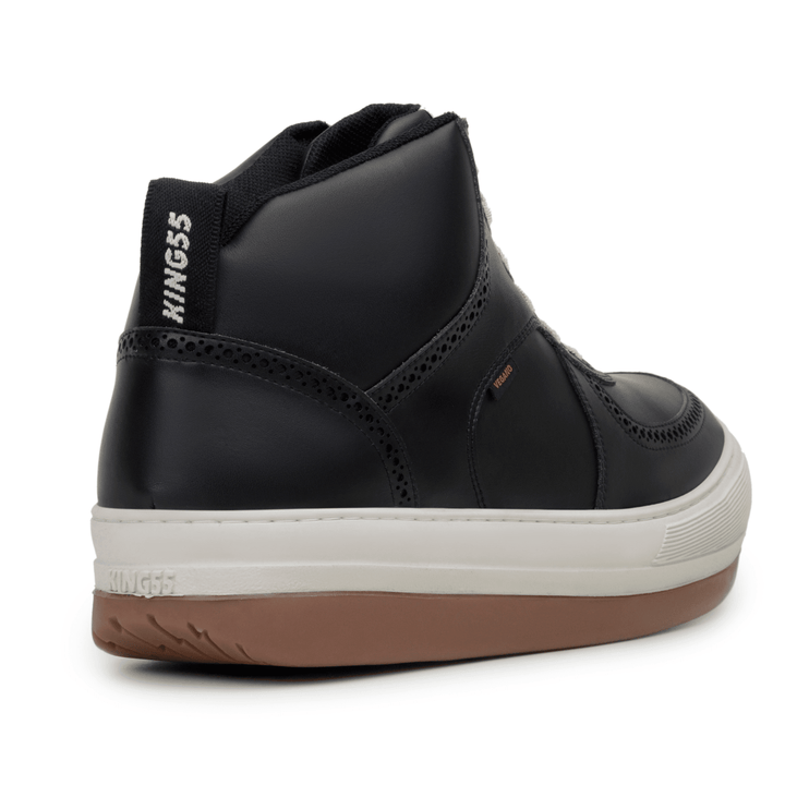 'Harajuku' vegan high-top sneaker by King55 - Black