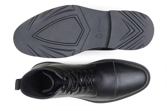 'Work Boot 2.0' Vegan Lace-Up Boot by Ahimsa - Black
