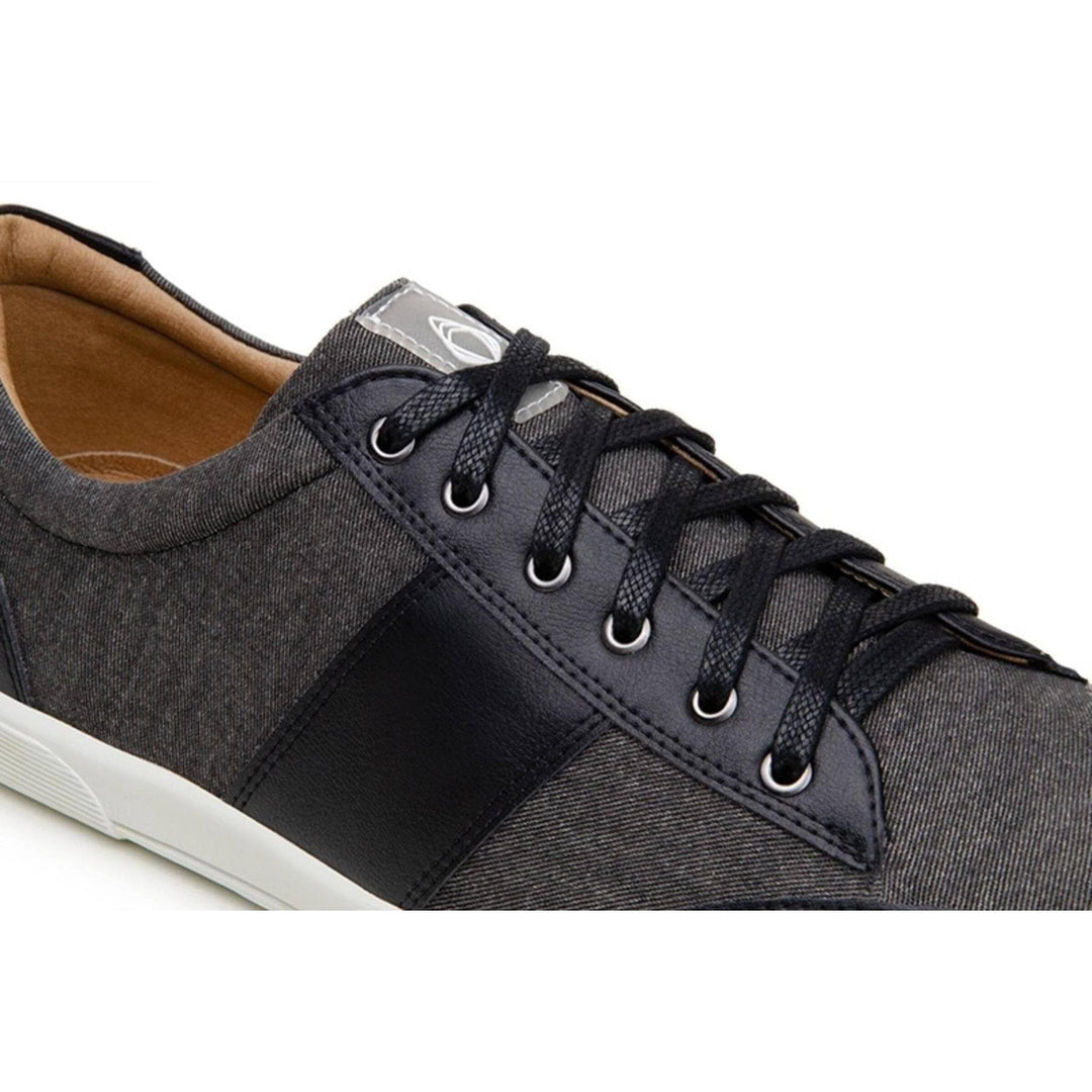 'Leonardo' Men's Vegan Sneaker by Ahimsa - Black