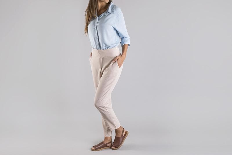 'Bella' women's vegan sandals by Ahimsa - cognac - Vegan Style
