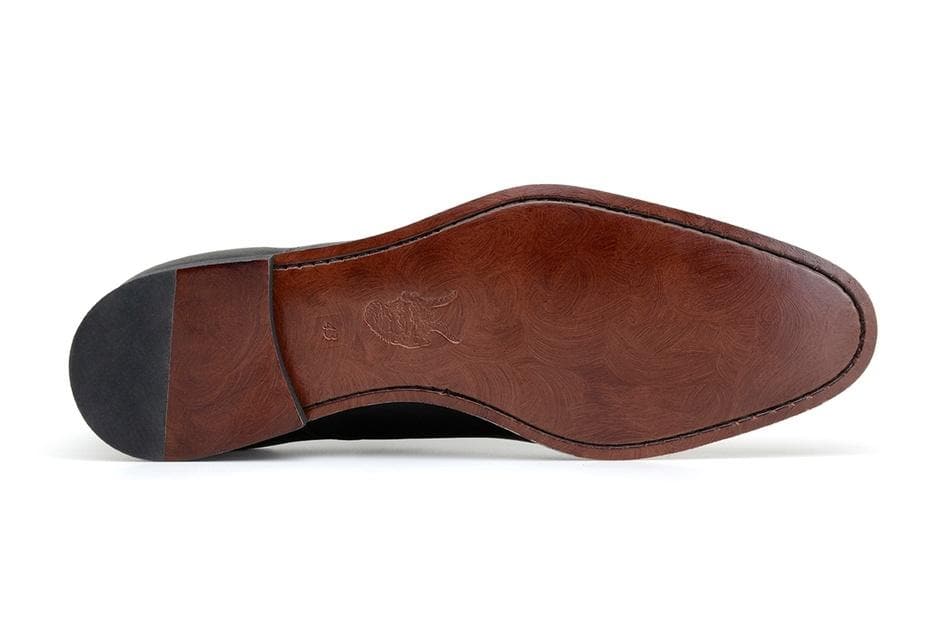'Longwing' classic brogue in high-quality vegan leather by Brave Gentleman - black - Vegan Style