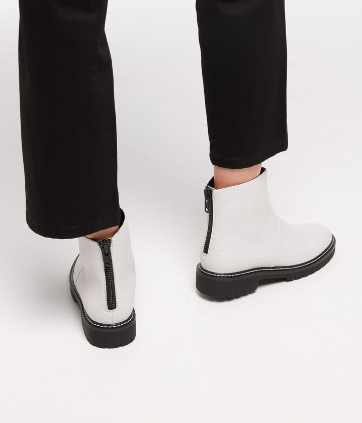 'Mirra' Vegan Ankle Boot by Matt and Nat - White