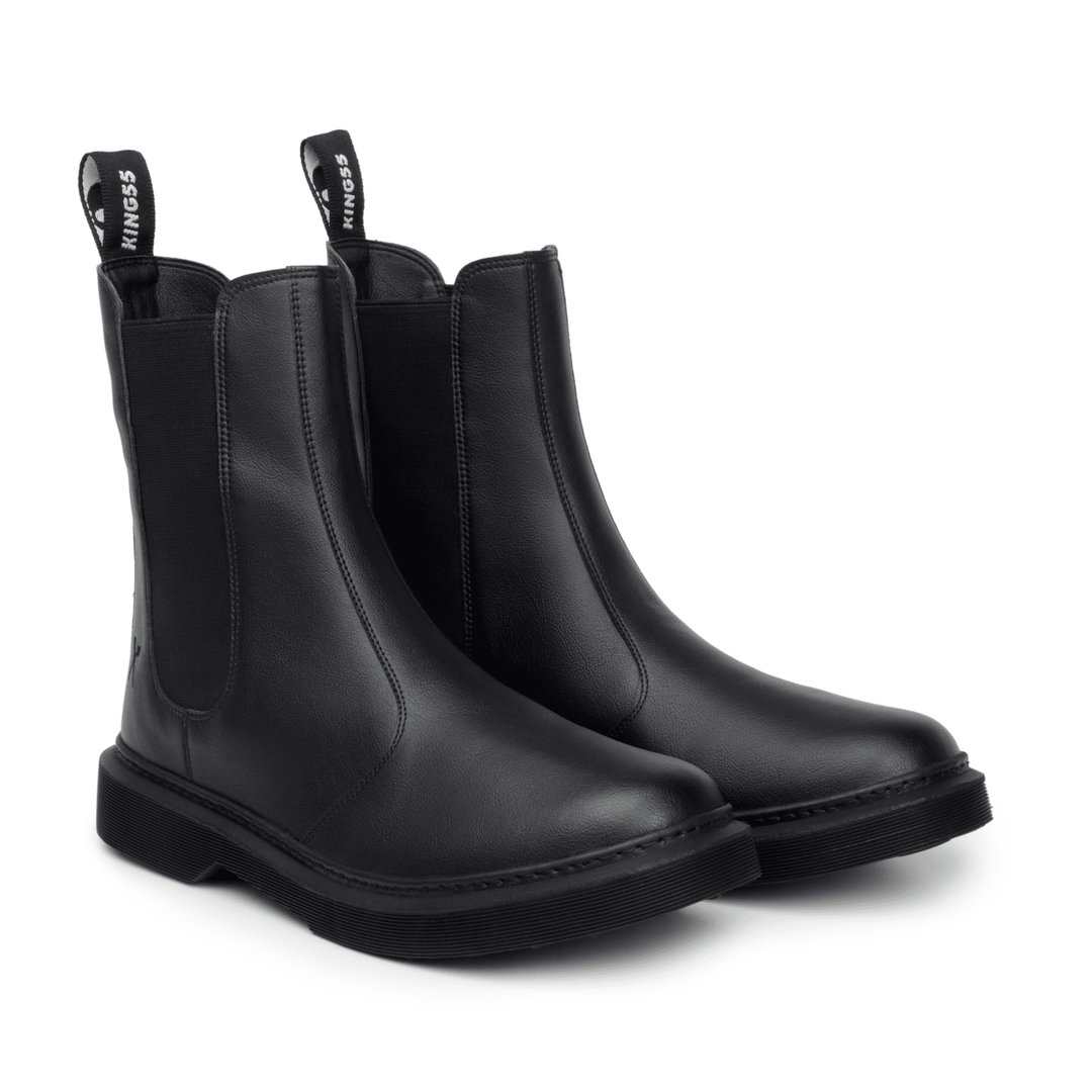 'Nova Brick Lane' Vegan Chelsea Boot by King55 - Black