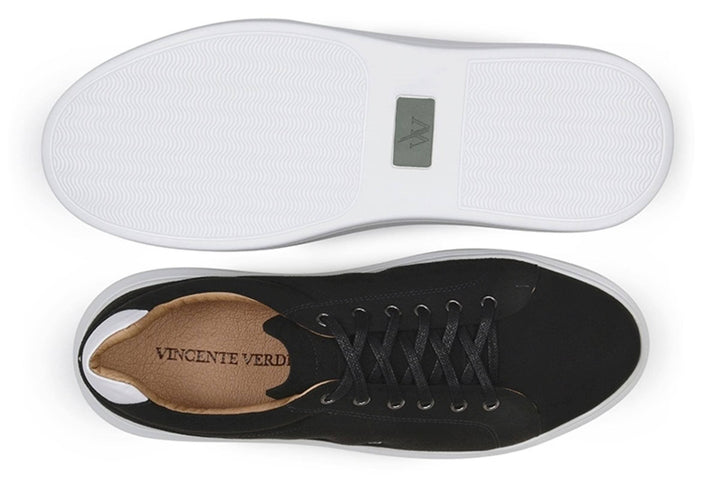 'Milano' men's vegan sneaker by Vincente Verde - black