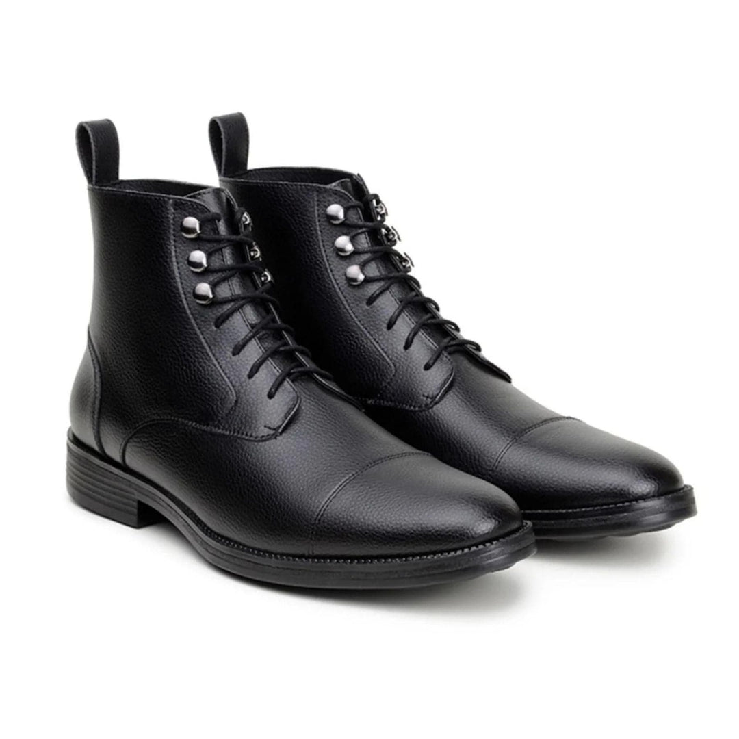 'Vellerti' classic vegan leather Chelsea by Vincente Verde -  black