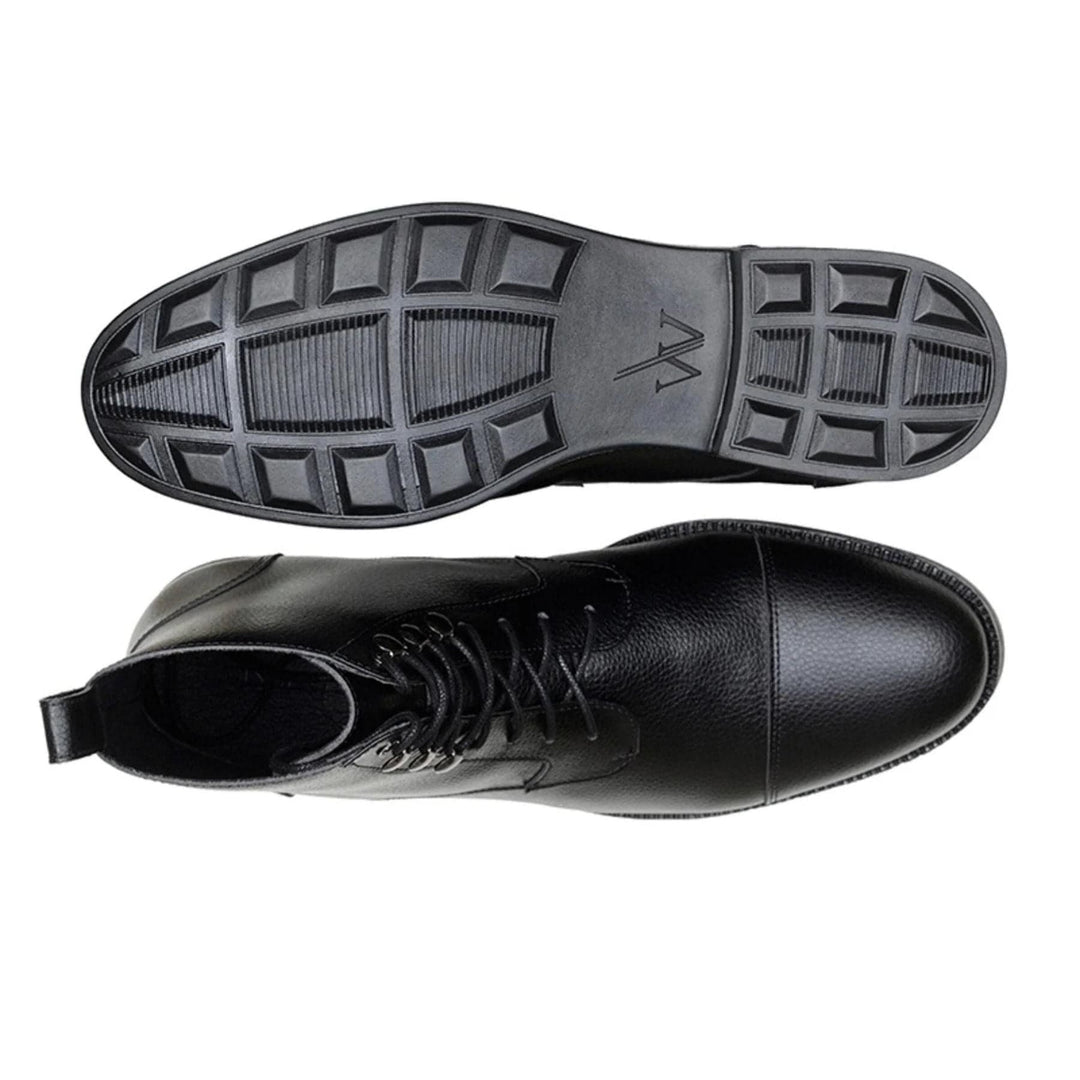 'Vellerti' classic vegan leather Chelsea by Vincente Verde -  black