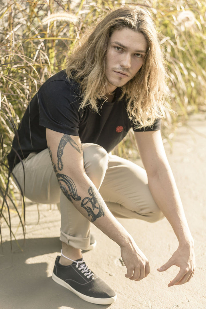 The Wave - Canvas sneaker from Ahimsa - black - Vegan Style