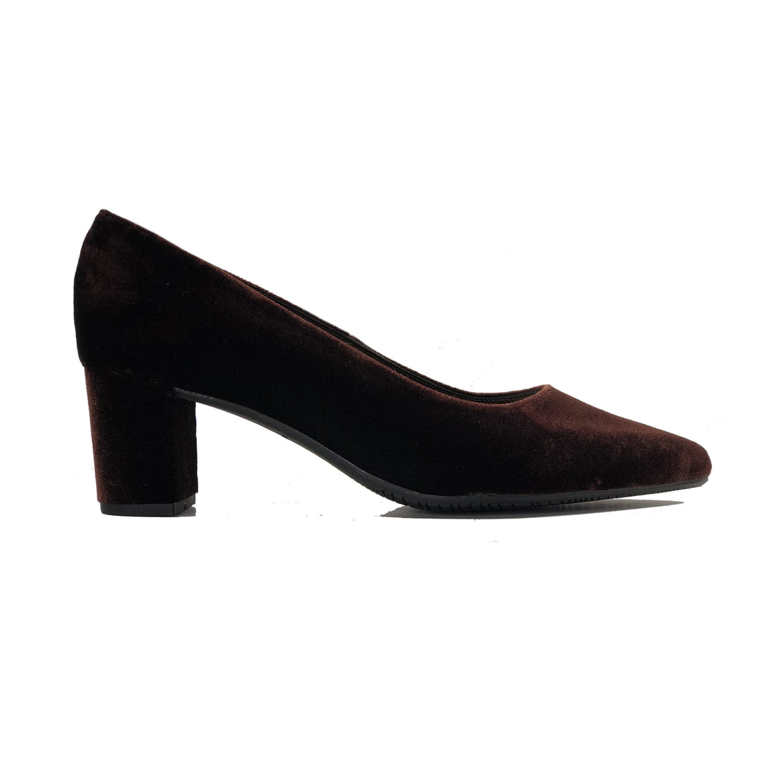 Joy vegan block heel pumps shoes