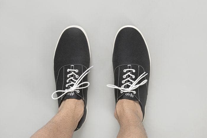 The Wave - Canvas sneaker from Ahimsa - black - Vegan Style
