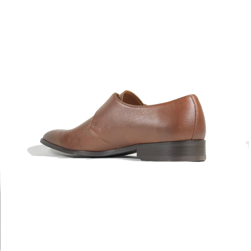 'Pierre' - vegan monk shoe in chestnut by Zette Shoes - Vegan Style