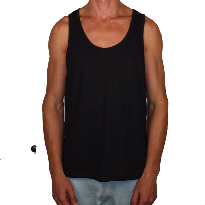 Vegan Style Men's Tank Top in black - Vegan Style