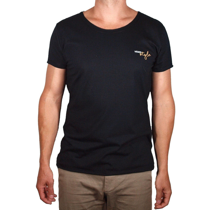 Vegan Style Men's t-shirt in black - Vegan Style