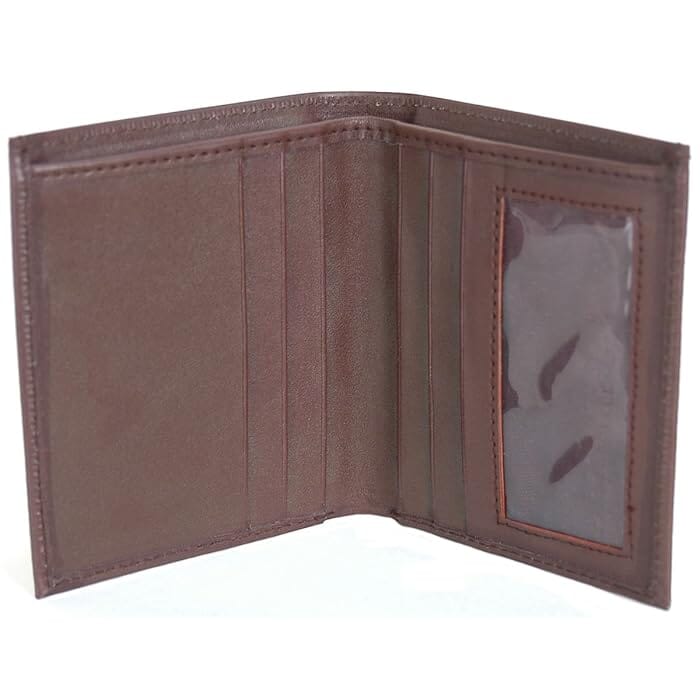 'National' Bi-Fold vegan wallet by The Vegan Collection - brown