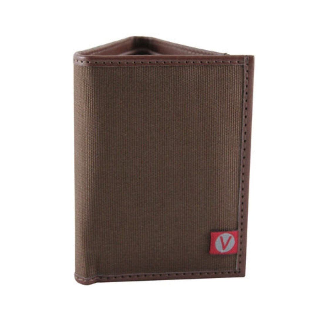 'Bradley' Tri-Fold Vegan Wallet by The Vegan Collection - Brown