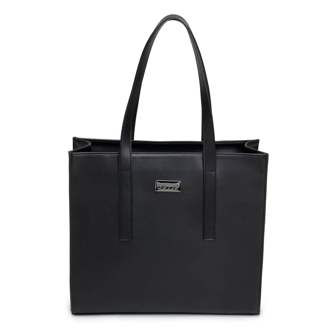 'Henrietta' classic tote bag by Zette - black