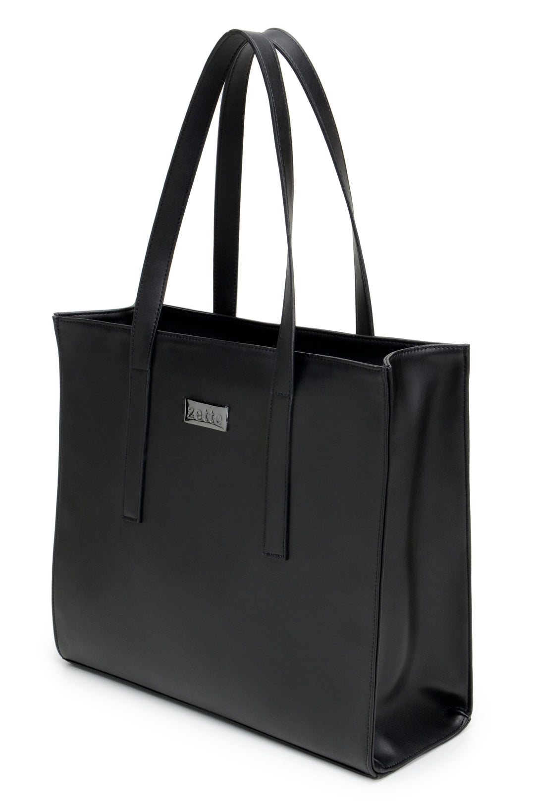'Henrietta' classic tote bag by Zette - black