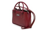 'Clarie' handbag by Zette - burgundy