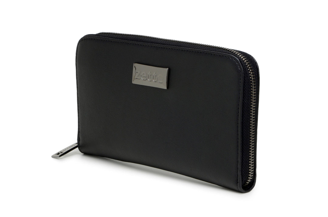 'Eve' women's vegan leather wallet Zette - black