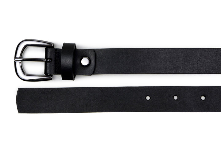 'Eliza' women's vegan leather belt Zette - black