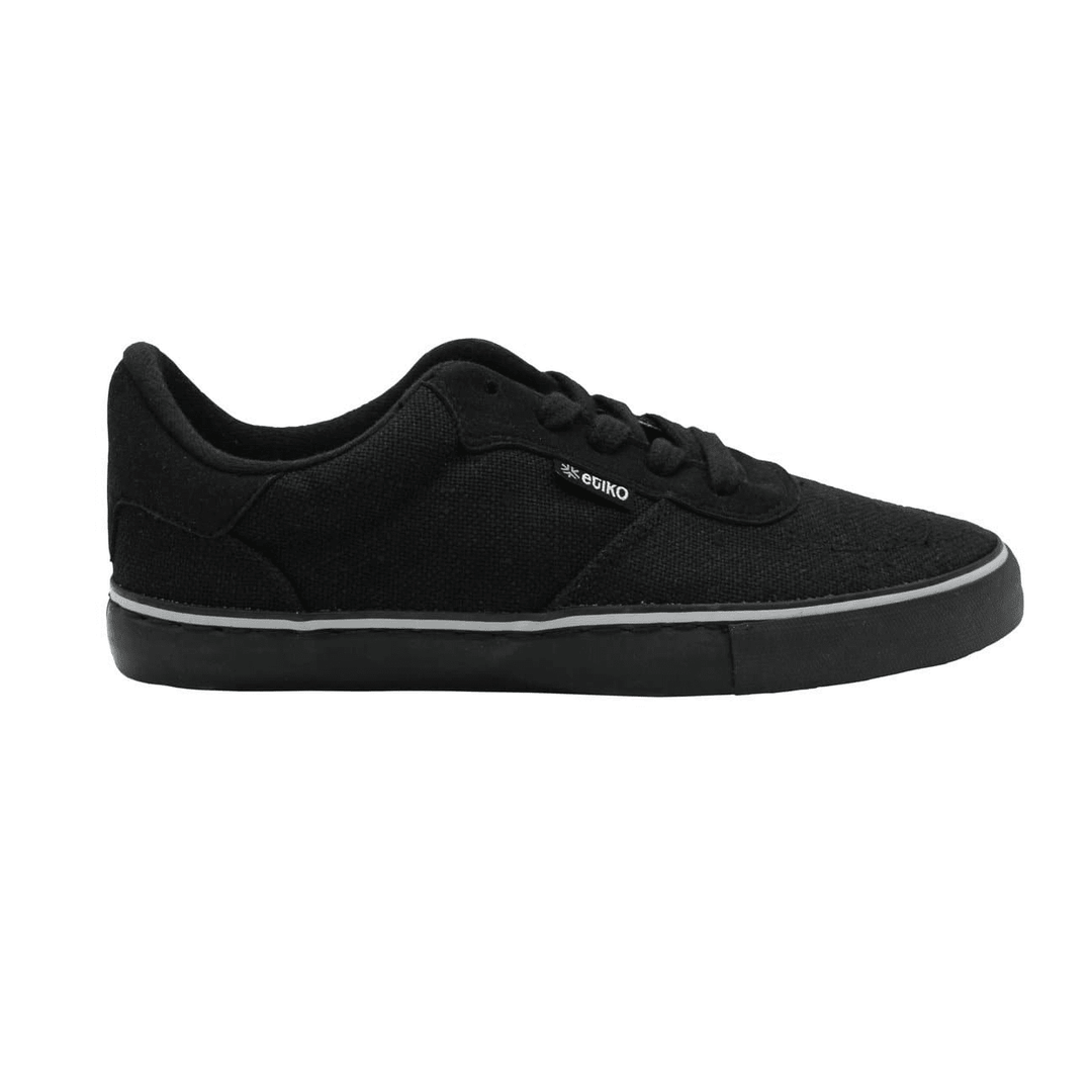 Hemp Sneakers by Etiko - Black