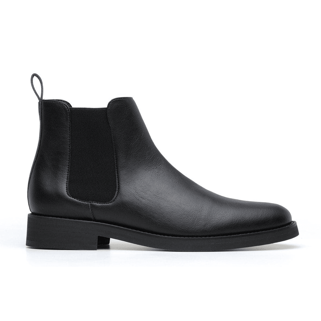 'Lover' classic chelsea boot in high-quality vegan leather by Brave Gentleman - black