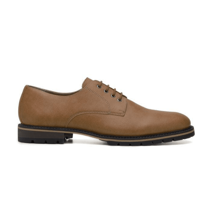 'David' men's derby shoe by Ahimsa - tan