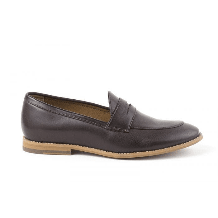 'Irene' Women's Vegan Loafers By Ahimsa - brown