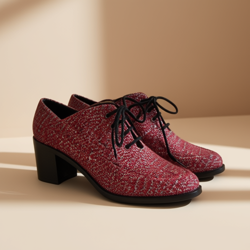 Women's mid-heel lace-up shoes, size EU 37