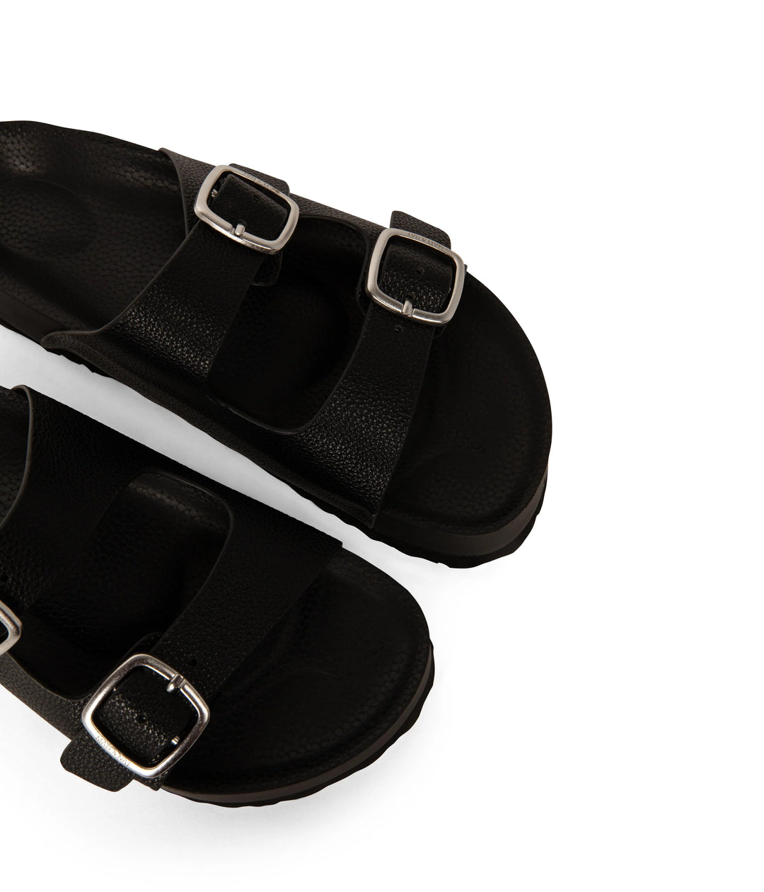 'Olaya’ women's vegan footbed sandals by Matt and Nat - black