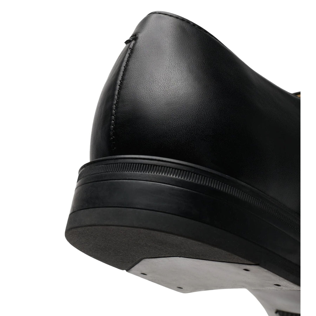 Double-strap monk shoe for men by Solari Milano - black or brown