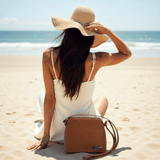 'Camille' handbag by Zette - tan