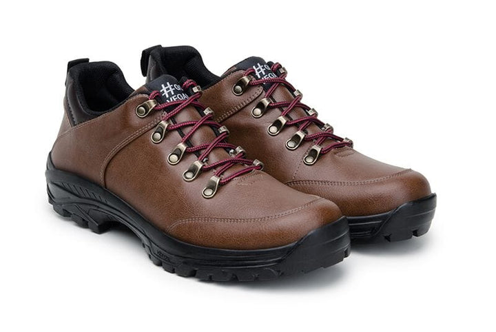 'Wave Explorer' vegan explorer boots by Ahimsa - cognac