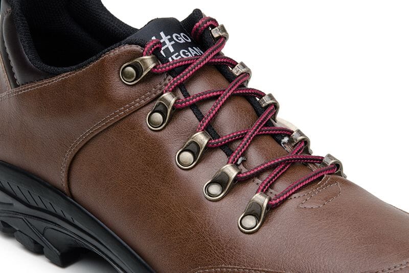 'Wave Explorer' vegan explorer boots by Ahimsa - cognac