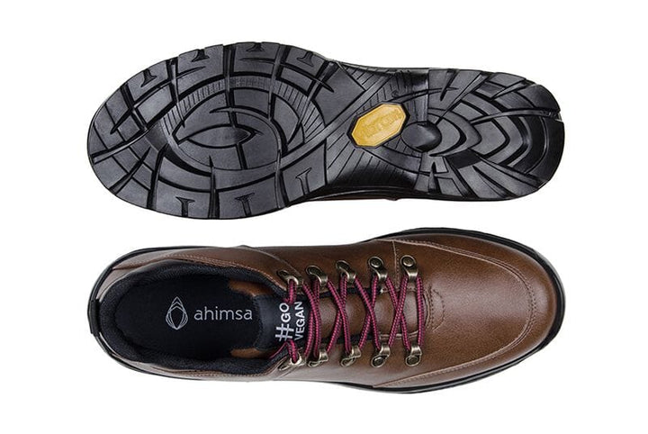'Wave Explorer' vegan explorer boots by Ahimsa - cognac
